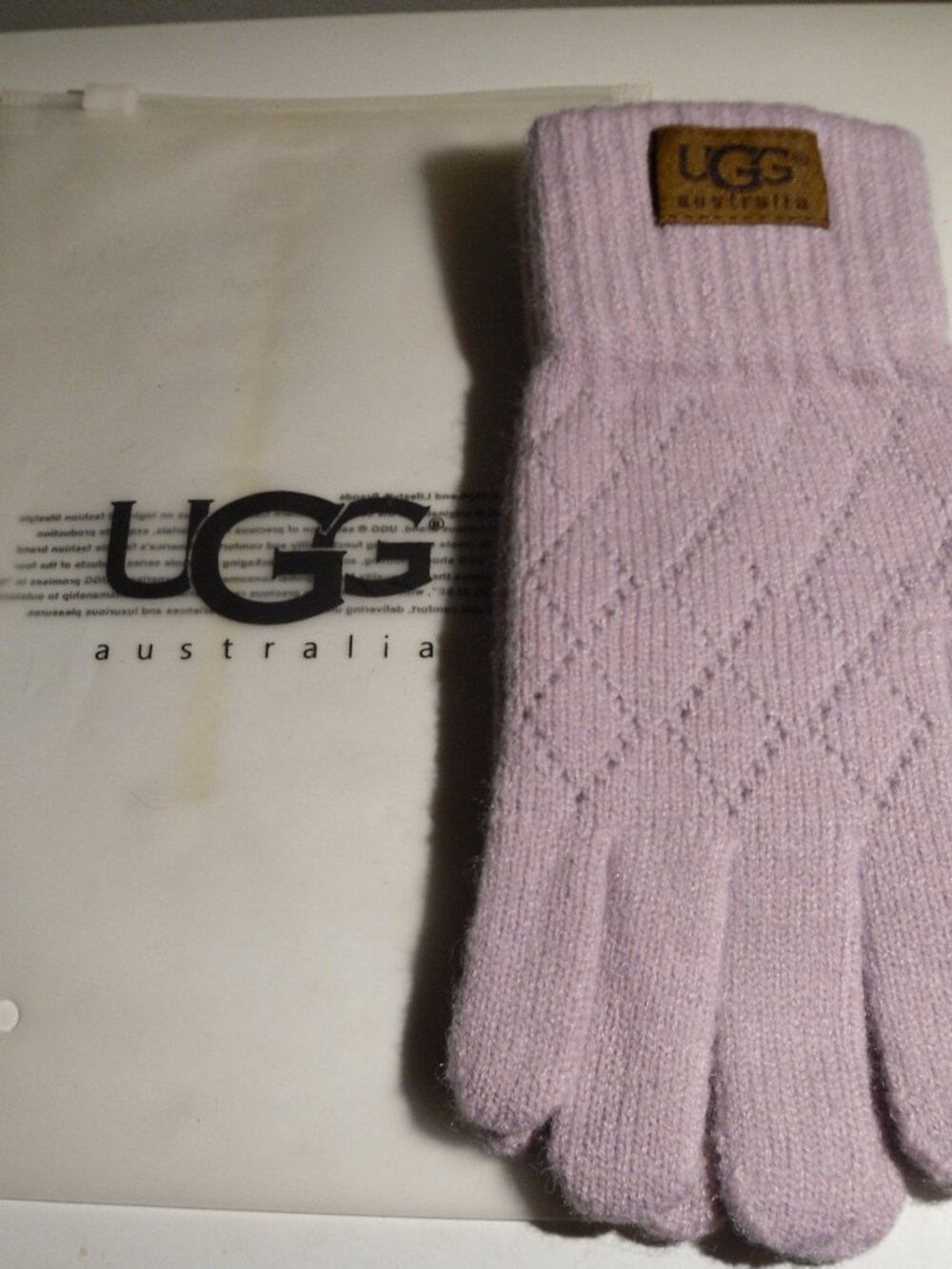 UGG women's gloves PURPLE NEW